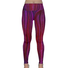 Electric Field Art Xlii Lightweight Velour Classic Yoga Leggings by okhismakingart