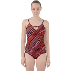 Electric Field Art Xliii Cut Out Top Tankini Set by okhismakingart