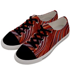 Electric Field Art Xliii Men s Low Top Canvas Sneakers by okhismakingart