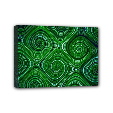 Electric Field Art Xliv Mini Canvas 7  X 5  (stretched) by okhismakingart