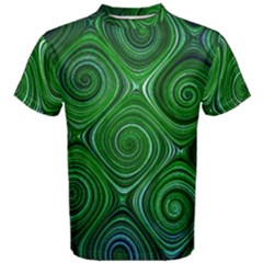 Electric Field Art Xliv Men s Cotton Tee by okhismakingart