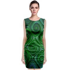 Electric Field Art Xliv Classic Sleeveless Midi Dress by okhismakingart