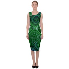 Electric Field Art Xliv Sleeveless Pencil Dress