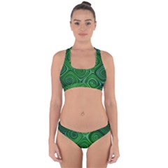 Electric Field Art Xliv Cross Back Hipster Bikini Set by okhismakingart