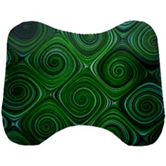 Electric Field Art Xliv Head Support Cushion by okhismakingart