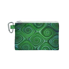 Electric Field Art Xliv Canvas Cosmetic Bag (small) by okhismakingart