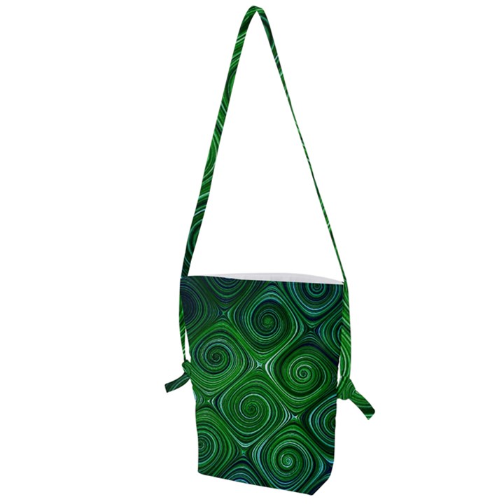 Electric Field Art XLIV Folding Shoulder Bag