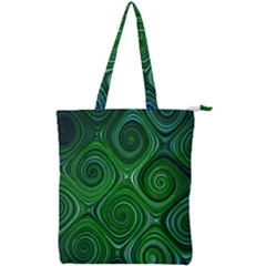 Electric Field Art Xliv Double Zip Up Tote Bag by okhismakingart