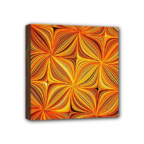 Electric Field Art Xlv Mini Canvas 4  X 4  (stretched) by okhismakingart