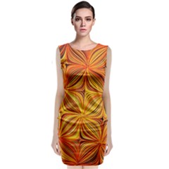 Electric Field Art Xlv Classic Sleeveless Midi Dress by okhismakingart