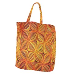 Electric Field Art Xlv Giant Grocery Tote by okhismakingart