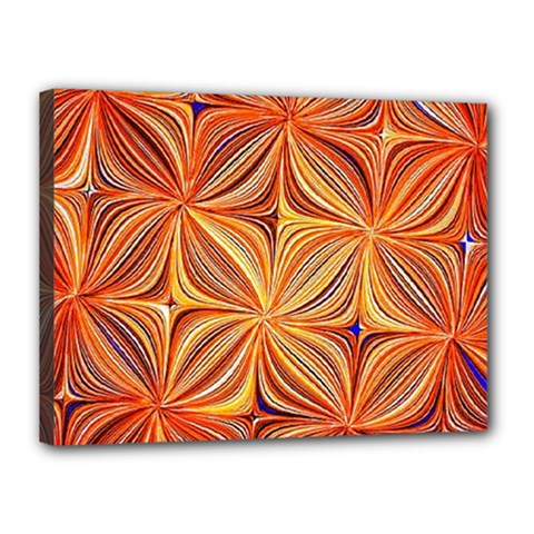 Electric Field Art Xlvi Canvas 16  X 12  (stretched) by okhismakingart