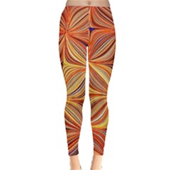 Electric Field Art Xlvi Leggings  by okhismakingart