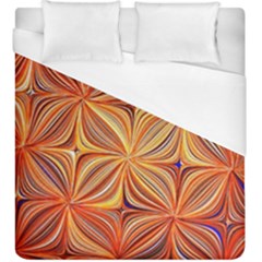 Electric Field Art Xlvi Duvet Cover (king Size) by okhismakingart