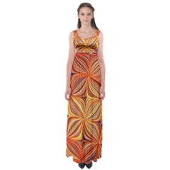 Electric Field Art Xlvi Empire Waist Maxi Dress by okhismakingart