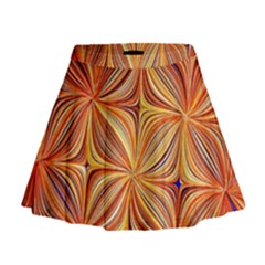 Electric Field Art Xlvi Mini Flare Skirt by okhismakingart