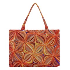 Electric Field Art Xlvi Medium Tote Bag by okhismakingart