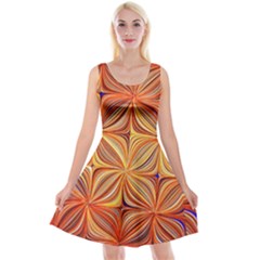 Electric Field Art Xlvi Reversible Velvet Sleeveless Dress by okhismakingart