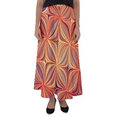 Electric Field Art Xlvi Flared Maxi Skirt by okhismakingart