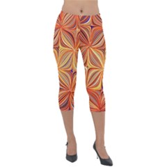 Electric Field Art Xlvi Lightweight Velour Capri Leggings  by okhismakingart