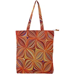 Electric Field Art Xlvi Double Zip Up Tote Bag by okhismakingart