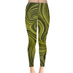 Electric Field Art Xlviii Leggings  by okhismakingart