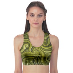 Electric Field Art Xlviii Sports Bra by okhismakingart