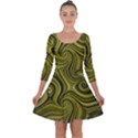 Electric Field Art XLVIII Quarter Sleeve Skater Dress View1