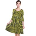 Electric Field Art XLVIII Quarter Sleeve Waist Band Dress View1