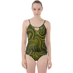 Electric Field Art Xlviii Cut Out Top Tankini Set by okhismakingart