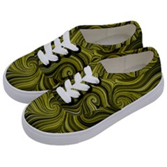 Electric Field Art Xlviii Kids  Classic Low Top Sneakers by okhismakingart