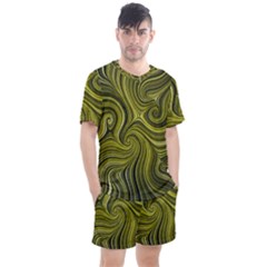 Electric Field Art Xlviii Men s Mesh Tee And Shorts Set