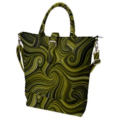 Electric Field Art Xlviii Buckle Top Tote Bag