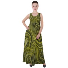 Electric Field Art Xlviii Empire Waist Velour Maxi Dress by okhismakingart