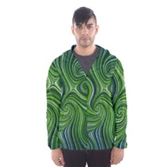 Electric Field Art Xlix Men s Hooded Windbreaker