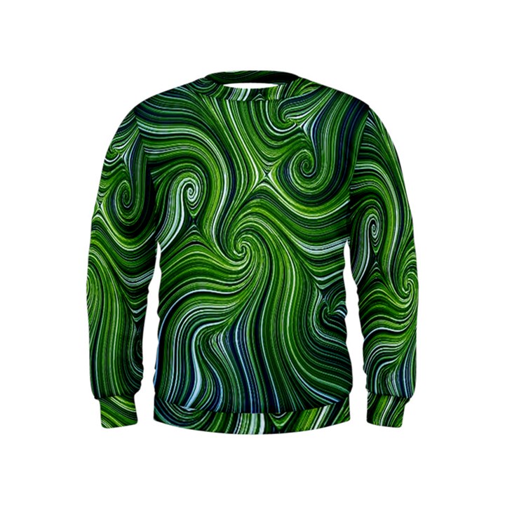 Electric Field Art XLIX Kids  Sweatshirt