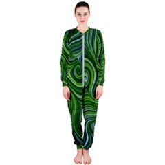 Electric Field Art Xlix Onepiece Jumpsuit (ladies)  by okhismakingart