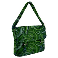 Electric Field Art Xlix Buckle Messenger Bag by okhismakingart