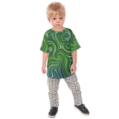 Electric Field Art Xlix Kids  Raglan Tee