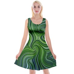 Electric Field Art Xlix Reversible Velvet Sleeveless Dress by okhismakingart