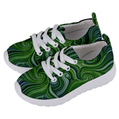 Electric Field Art Xlix Kids  Lightweight Sports Shoes by okhismakingart