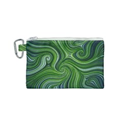 Electric Field Art Xlix Canvas Cosmetic Bag (small) by okhismakingart