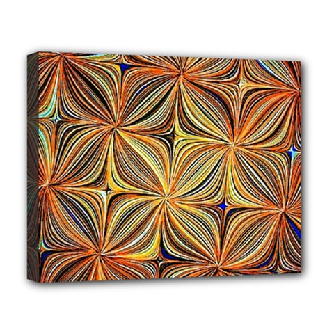 Electric Field Art Xlvii Deluxe Canvas 20  X 16  (stretched) by okhismakingart