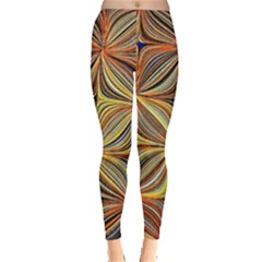 Electric Field Art Xlvii Leggings  by okhismakingart