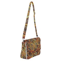 Electric Field Art Xlvii Shoulder Bag With Back Zipper