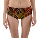 Electric Field Art XLVII Reversible Mid-Waist Bikini Bottoms View1