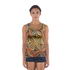 Electric Field Art Xlvii Sport Tank Top  by okhismakingart