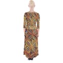 Electric Field Art XLVII Quarter Sleeve Wrap Maxi Dress View2