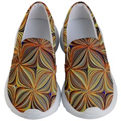 Electric Field Art Xlvii Kids  Lightweight Slip Ons by okhismakingart