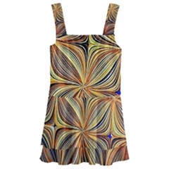 Electric Field Art Xlvii Kids  Layered Skirt Swimsuit